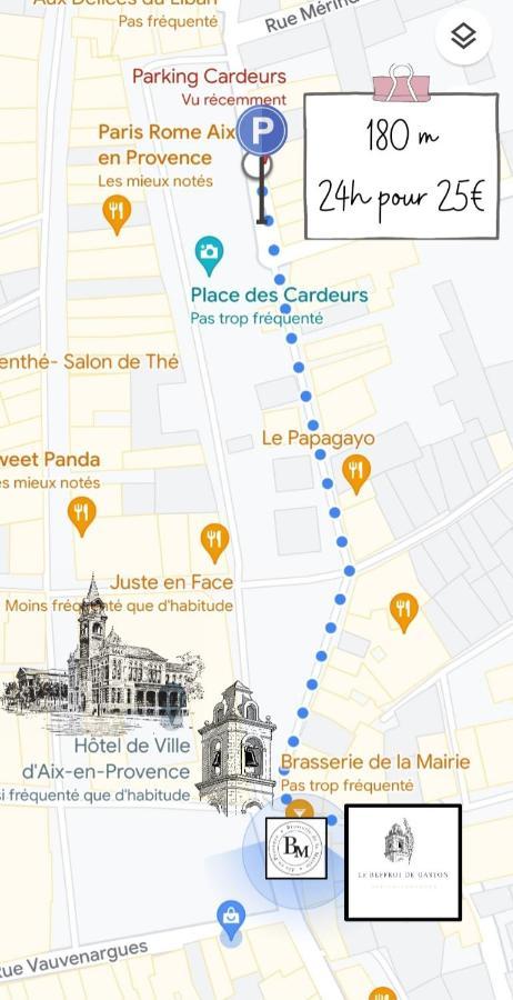 Apartamento Le Beffroi De Gaston Climatise Aix-en-Provence Exterior foto